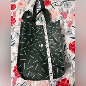 Lululemon Dark Green 12” Reusable Tote Bag